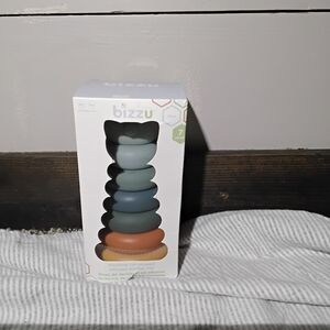 Silicone Stacking Rings - Blue, Gray, Orange